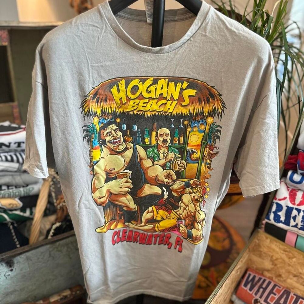 delta pro weight hogans beach wwe wresting tee